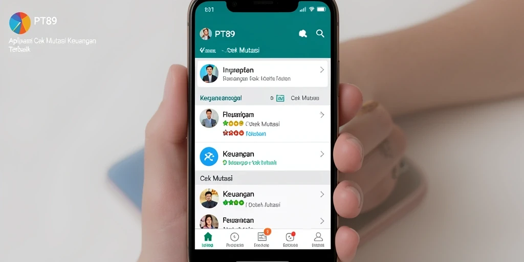 Tampilan antarmuka PT89 yang user-friendly untuk cek mutasi.