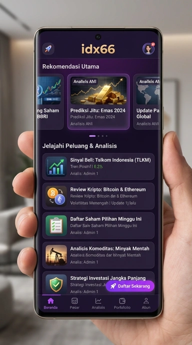 Tampilan katalog aplikasi idx66